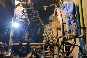 Tháo dỡ và thay mới đường ống hút bụi Công trường Thép Miền nam